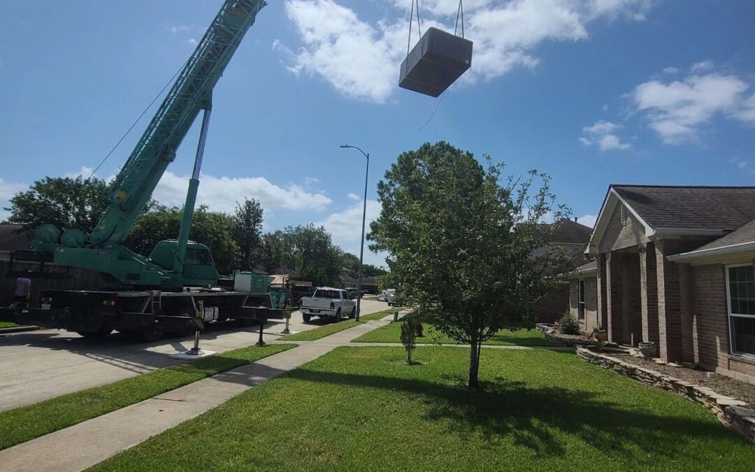 What Type of Crane to Use for HVAC Installation